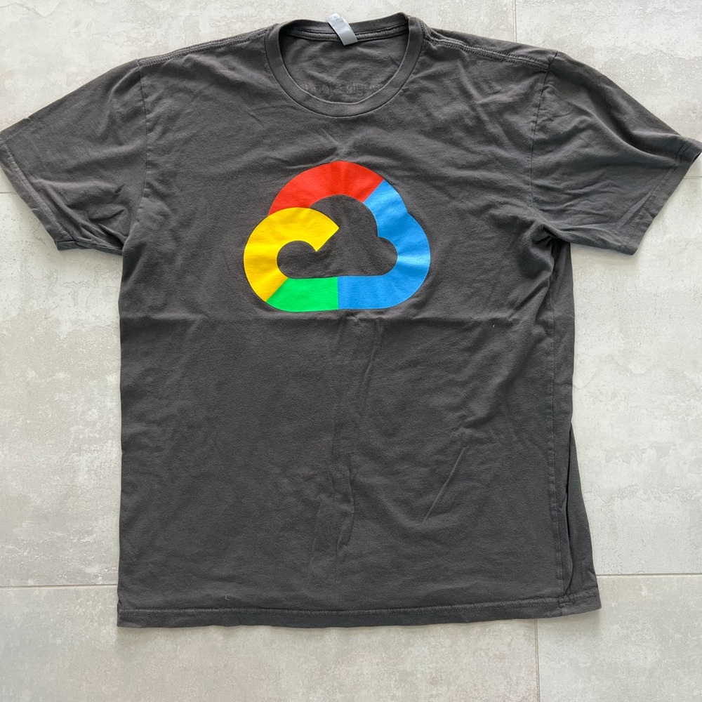 Google Cloud Tee Mens Large Used